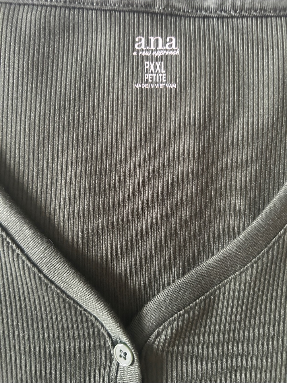 a.n.a Olive Green Long-Sleeve Henley Top - Picture 9 of 9